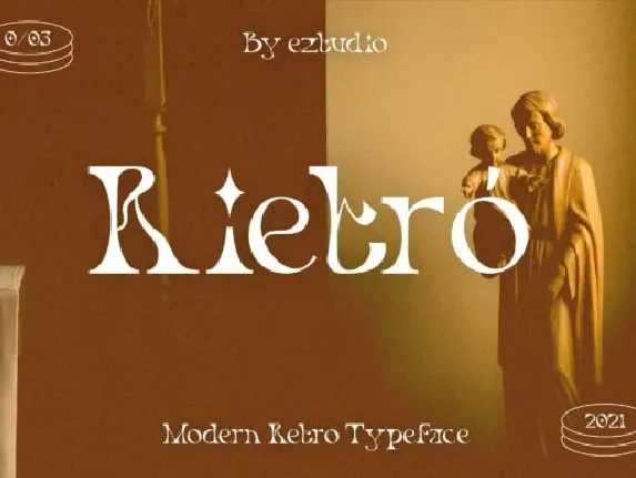 Rietro font