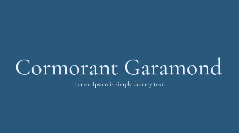 Cormorant Garamond Family font