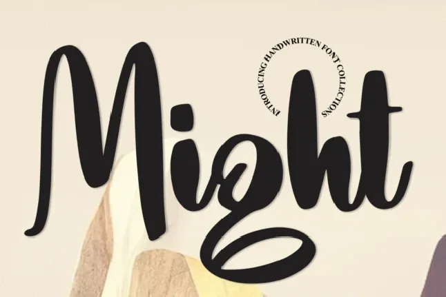 Might Script font