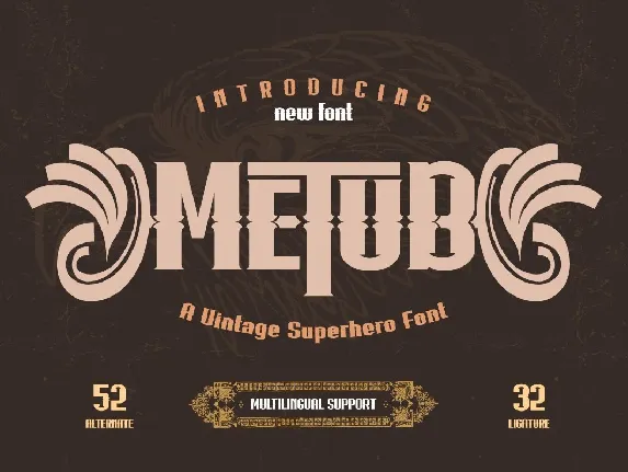 Metub font