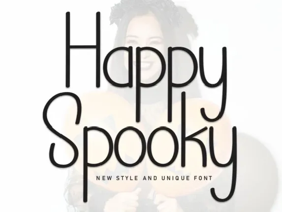 Happy Spooky Display font