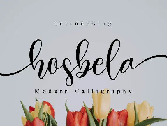 Hosbela font