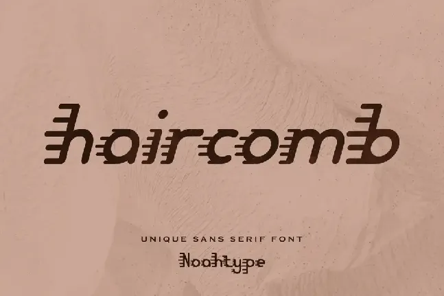 Hair Comb Demo font