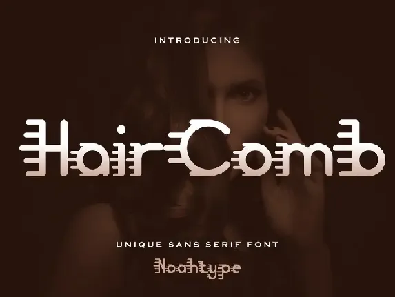 Hair Comb Demo font