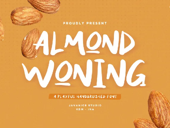 ALMOND WONING font