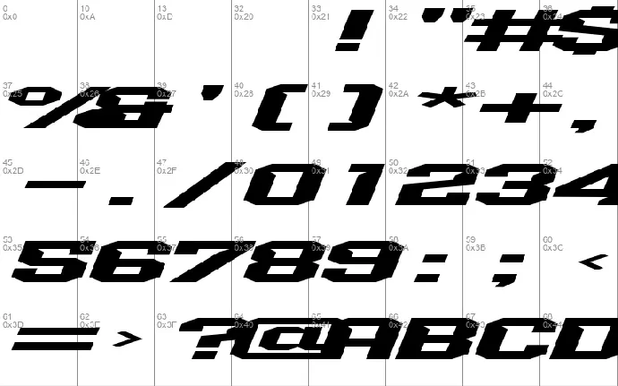 Trobus font