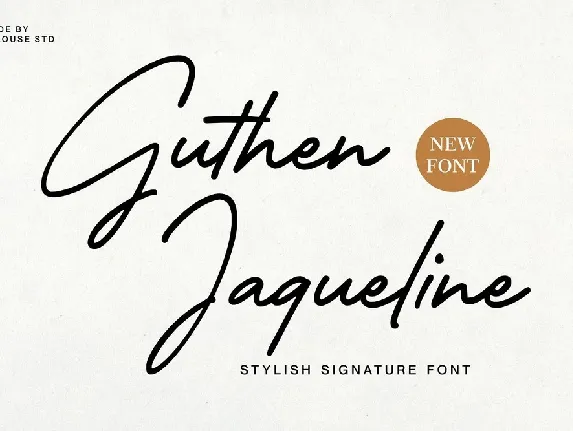 Guthen Jaqueline font