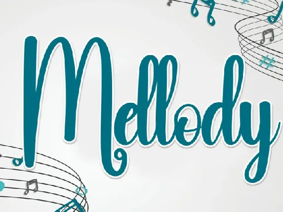 Mellody Script font