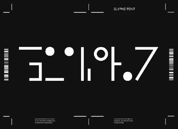 Glyphz font