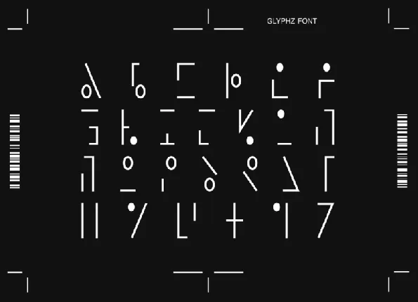 Glyphz font