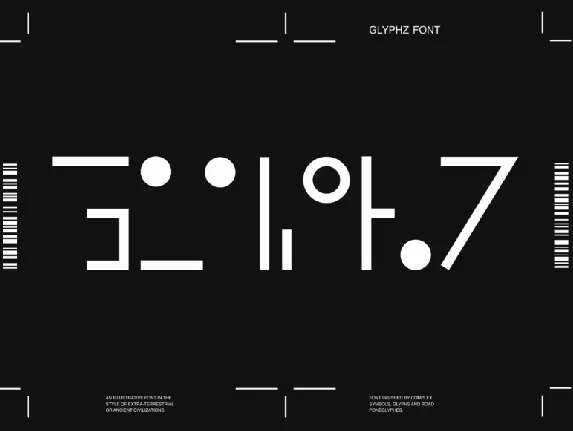 Glyphz font