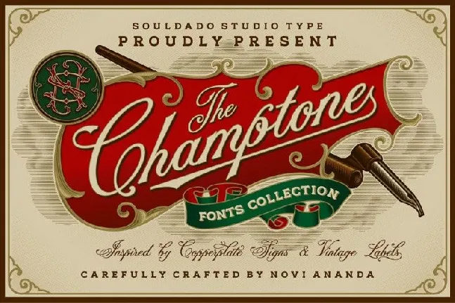 Champtone Script font