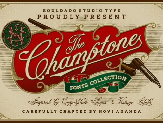 Champtone Script font