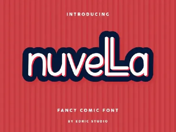 Nuvella Display font