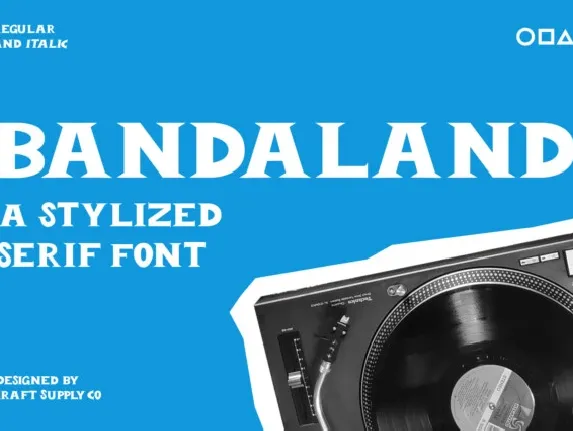 Bandaland font