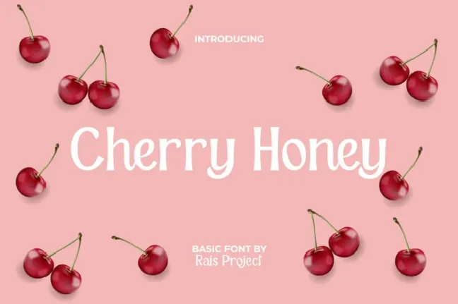 Cherry Honey font