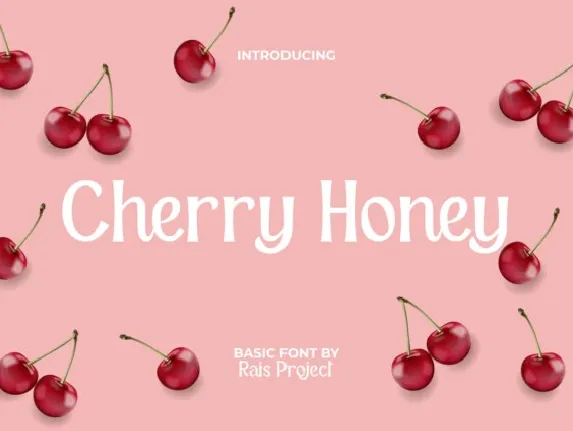 Cherry Honey font