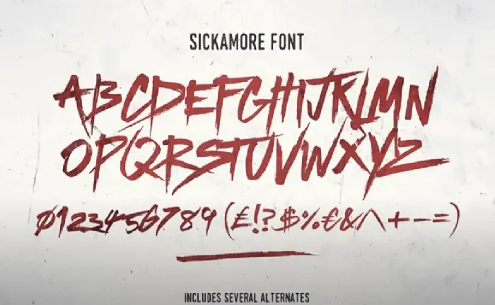 Sickamore Script font