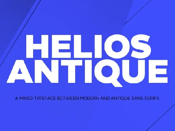 Helios Antique font