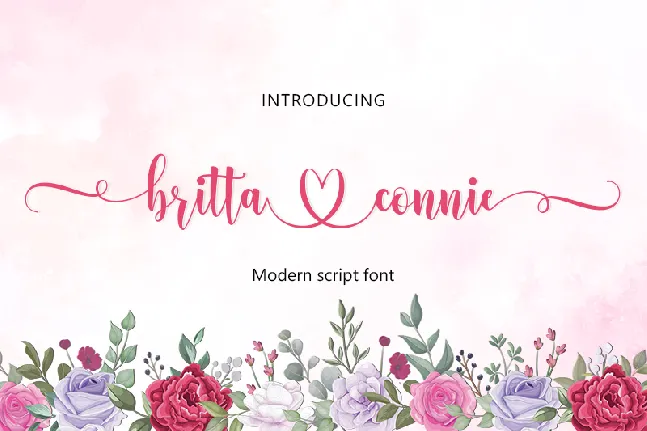 Britta Connie font