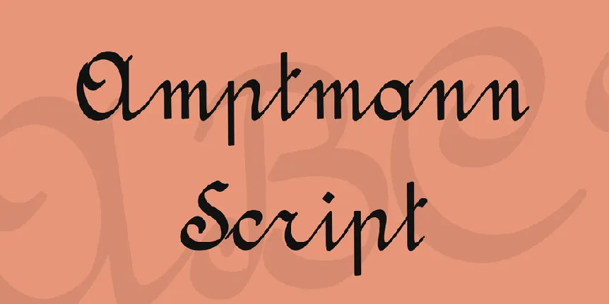 Amptmann Script font