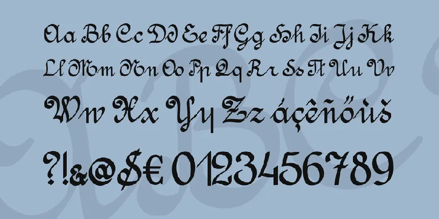 Amptmann Script font