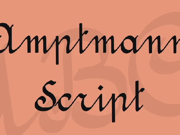 Amptmann Script font