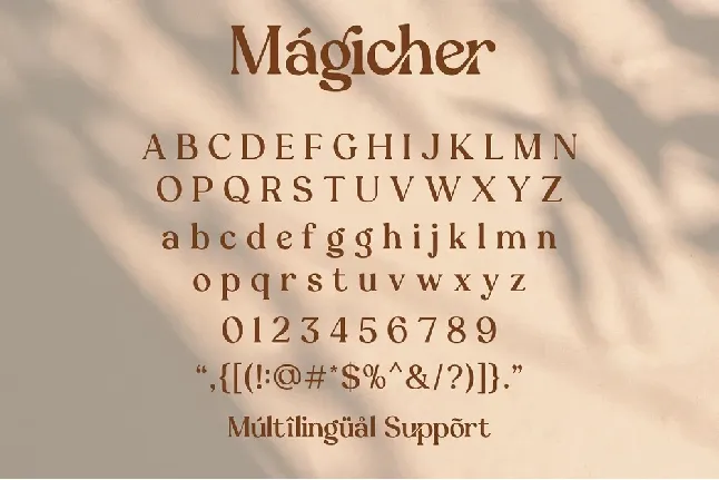 Magicher font