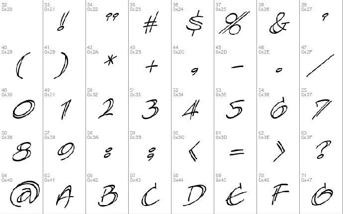 Atland Sketches BB font