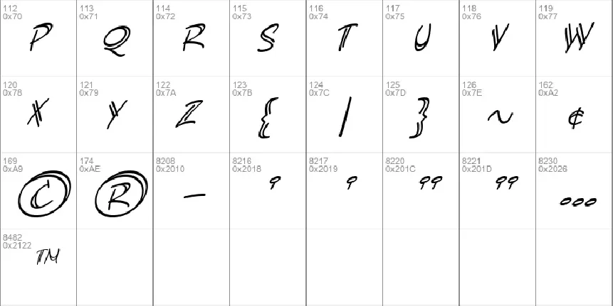 Atland Sketches BB font