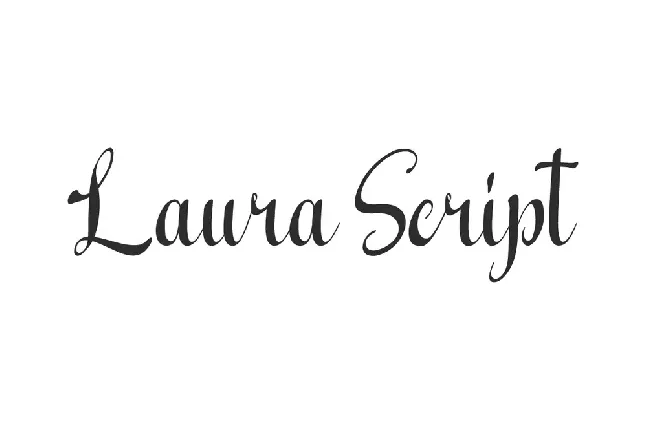 Laura Script font