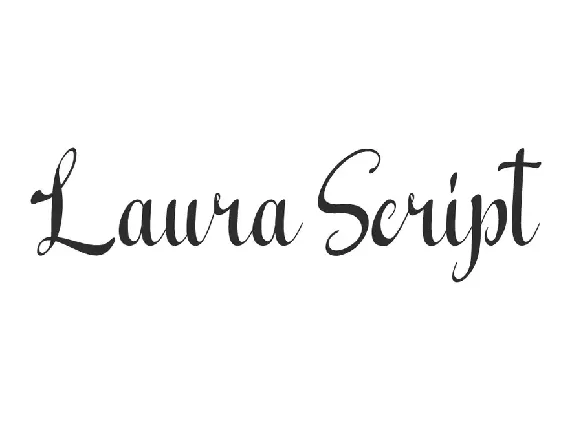 Laura Script font