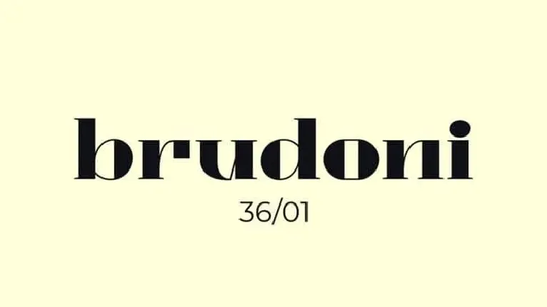 Brudoni Serif font