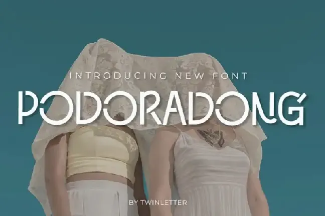 Podoradong Display font