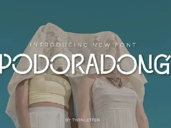 Podoradong Display font