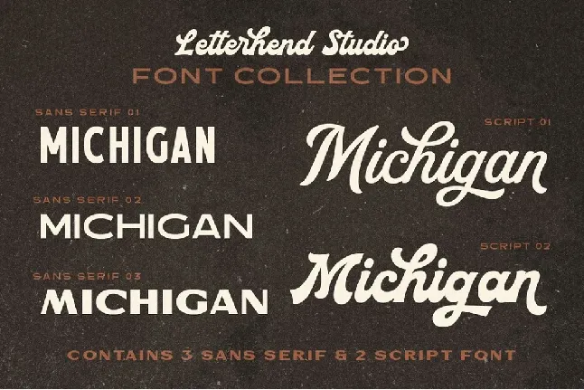 MIchigan Collection font