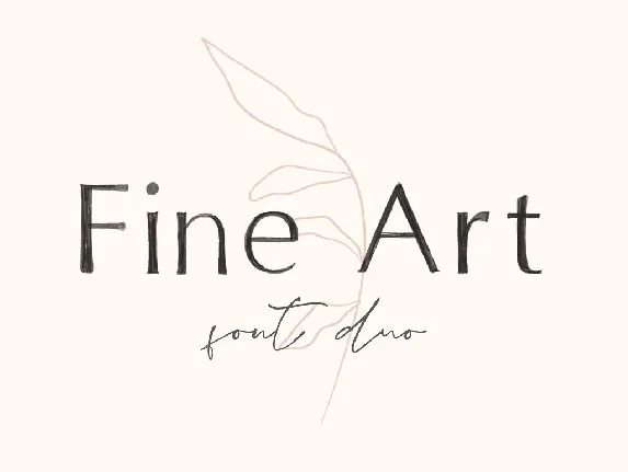 Fine Art font