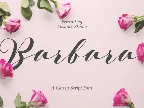 Barbara Calligraphy font