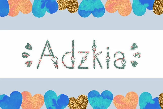 Adzkia font