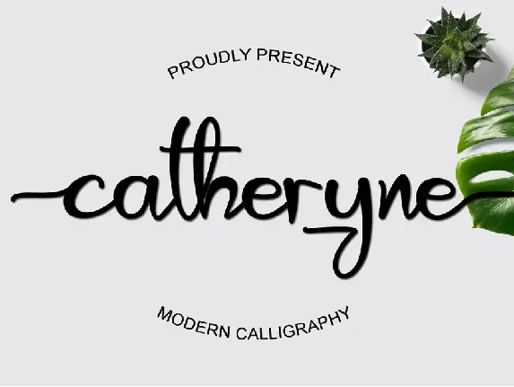 Catheryne font