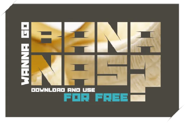 Banana Brick font