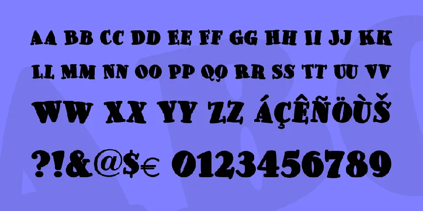 Pleasingly Plump NF font