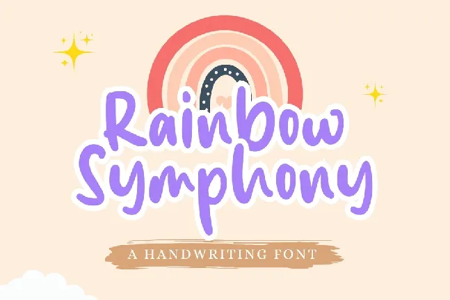 Rainbow Symphony font