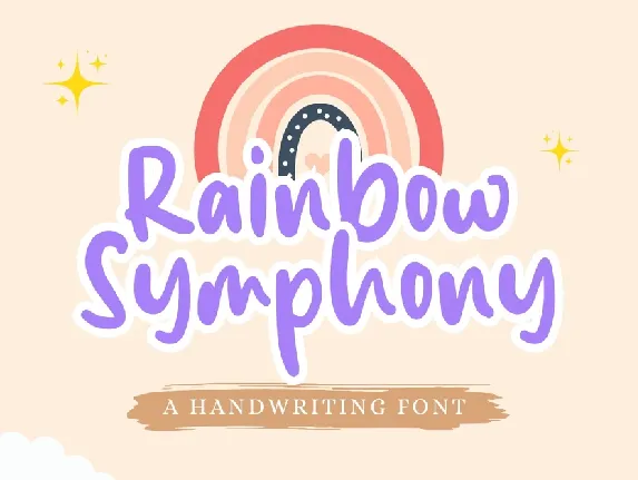 Rainbow Symphony font