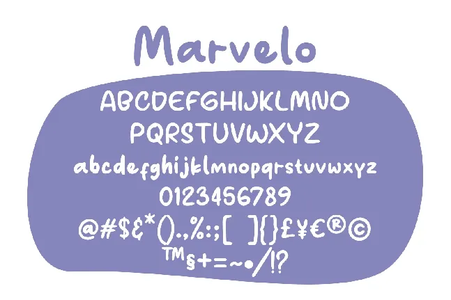 Marvelo font