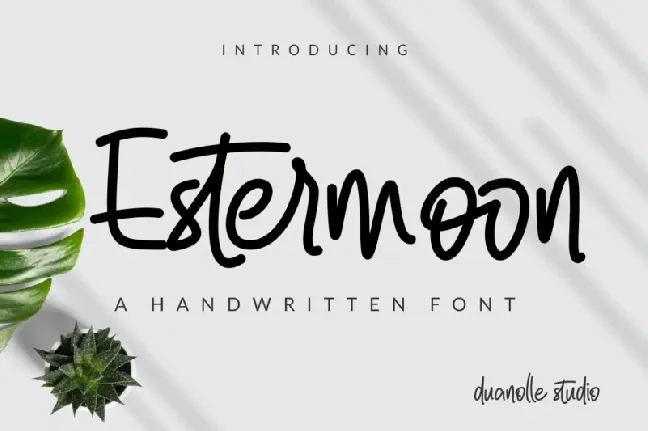 Estermoon font