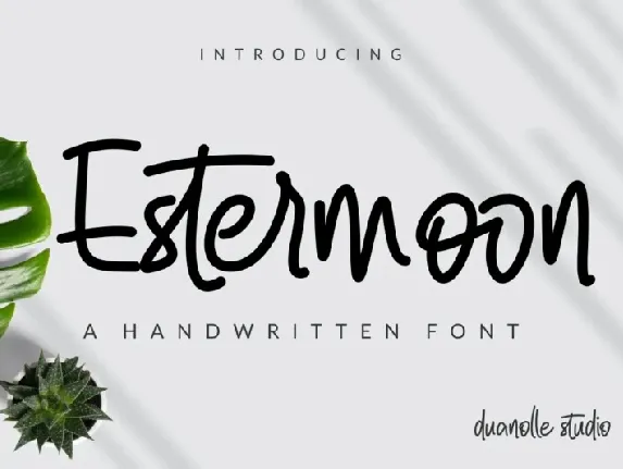 Estermoon font