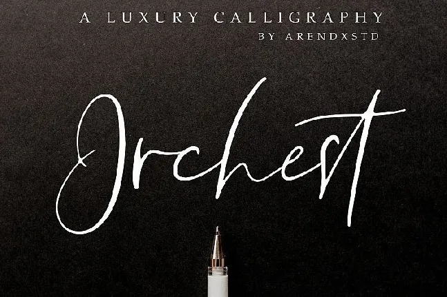 Orchest Script font