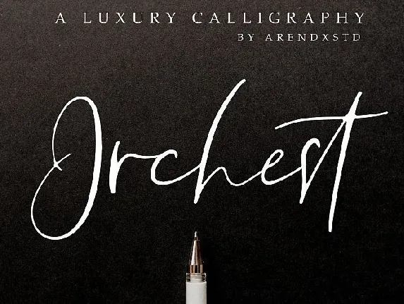 Orchest Script font