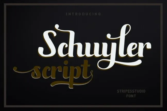 Schuyler Script font